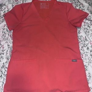 Xs/ xs petite coral scrubs